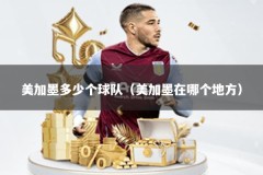 美加墨多少个球队（美加墨在哪个地方）