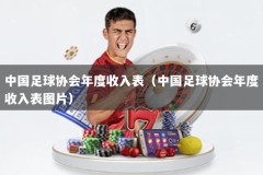 中国足球协会年度收入表（中国足球协会年度收入表图片）
